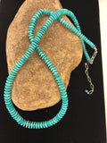 Ultra Rare Sleeping Beauty Turquoise Pendant Necklace & Earrings | Sterling Silver | 20" | 3053
