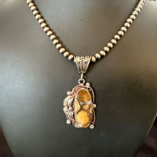 Navajo Wild Horse Necklace Pendant | Sterling Silver | Authentic Native American Handmade | 16943