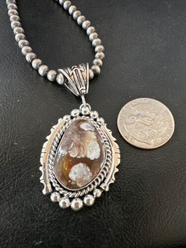 Navajo Wild Horse Necklace Pendant | Sterling Silver | Authentic Native American Handmade | 16754