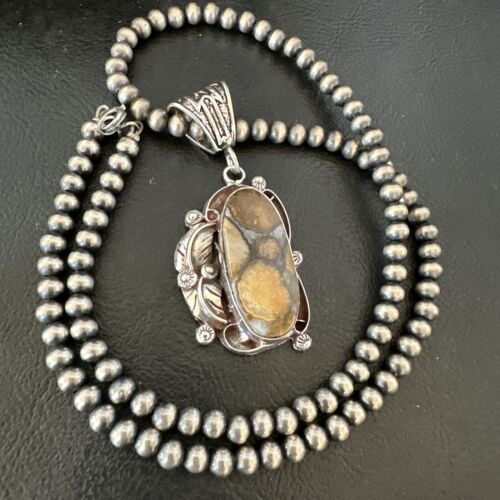 Navajo Wild Horse Necklace Pendant | Sterling Silver | Authentic Native American Handmade | 16943