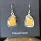 Navajo Bumblebee Jasper Earrings | Sterling Silver | Authentic Native American Handmade | 15831