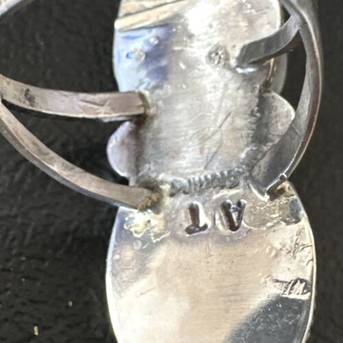 Navajo Blue Dry Creek Turquoise Multi-Stone Ring | Authentic Native American Sterling Silver | Sz 10 | 16740