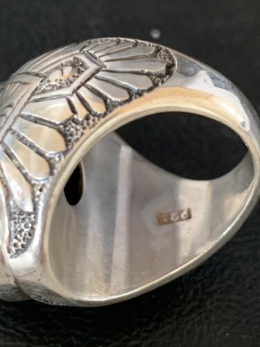 Southwestern Men's Wild Horse Turquoise Ring | Sterling Silver | Sz 8.5 | 13774