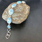 Navajo Blue Larimar Link Bracelet | Sterling Silver | 8" | Authentic Native American Handmade | 16074