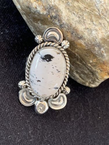 Southwestern Men's White Buffalo Turquoise Ring | Sterling Silver | Sz 10 | 433