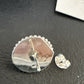 Navajo Sterling Silver Pink Conch Shell Cluster Earrings | Handmade | 16154