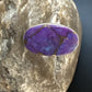 Adjustable Sterling Silver Purple Mojave Turquoise Ring | Sz 10 | 15612