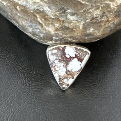 Men's & Women's Wild Horse Turquoise Ring | Navajo Sterling Silver | Sz 8 | 17352