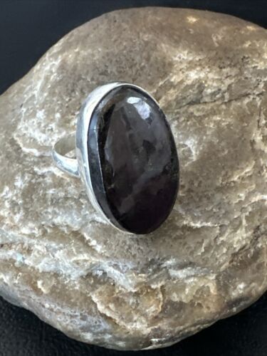 Women's Southwestern Sterling Silver Purple Sugilite Ring | Sz 8 | 17239
