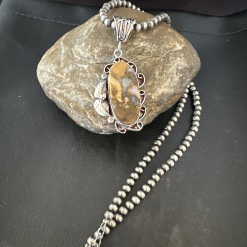 Navajo Wild Horse Necklace Pendant | Sterling Silver | Authentic Native American Handmade | 16982