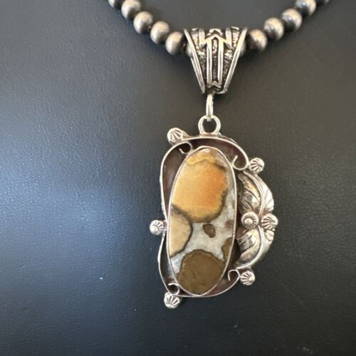 Navajo Wild Horse Necklace Pendant | Sterling Silver | Authentic Native American Handmade | 16941 - Masha USA