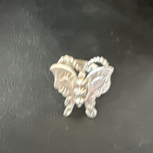 Navajo Sterling Silver Butterfly Ring | Sz 7.5 | Authentic Native American Handmade | 16972