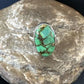 Navajo Green Mojave Turquoise Ring | Sterling Silver | Sz 7 | Authentic Native American Handmade | 15595