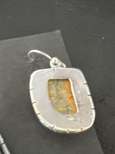 Navajo Bumblebee Jasper Earrings | Sterling Silver | Authentic Native American Handmade | 15835