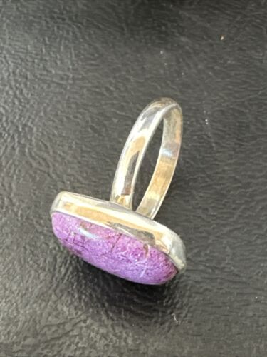 Women's Southwestern Sterling Silver Purple Sugilite Ring | Sz 10 | 17559