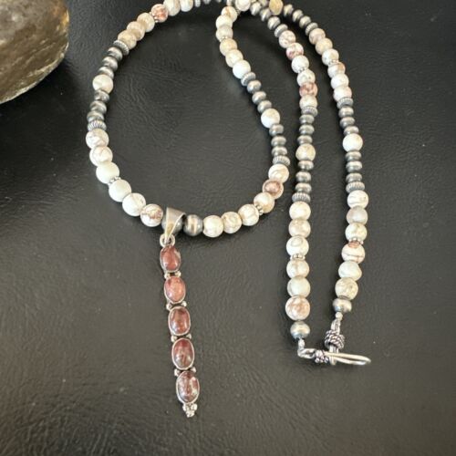 Navajo Wild Horse Necklace Pendant | Sterling Silver | Authentic Native American Handmade | 15813