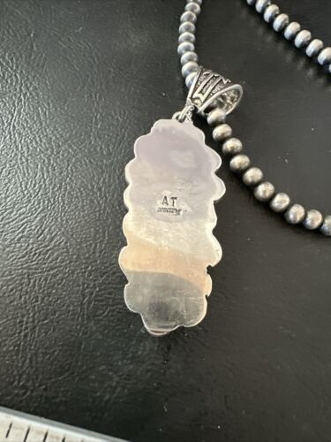 Navajo Wild Horse Necklace Pendant | Sterling Silver | Authentic Native American Handmade | 16987