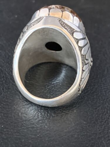 Southwestern Men's Wild Horse Turquoise Ring | Sterling Silver | Sz 8.5 | 13774
