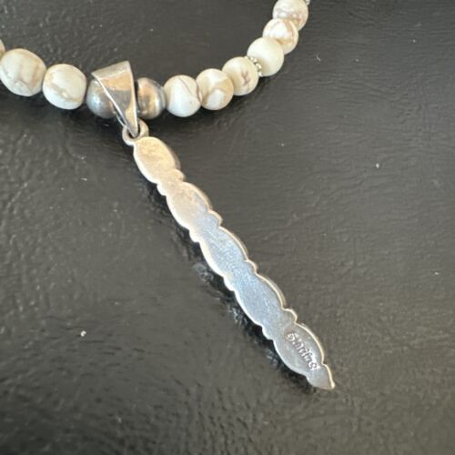 Navajo Wild Horse Necklace Pendant | Sterling Silver | Authentic Native American Handmade | 15813