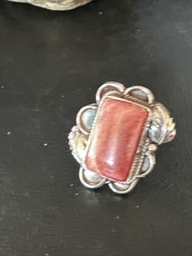 Women's Sterling Silver Purple Spiny Oyster Ring | Sz 8 | 14902