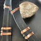 Men's Blue Kingman Turquoise Concho Belt | Sterling Silver Navajo Tufa | Authentic Native American Handmade | 16788