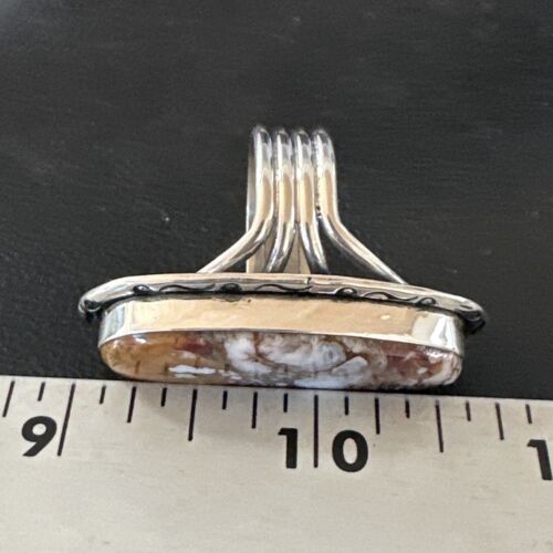 Navajo Wild Horse Turquoise Ring | Sterling Silver | Sz 10 | Authentic Native American Handmade | 16472