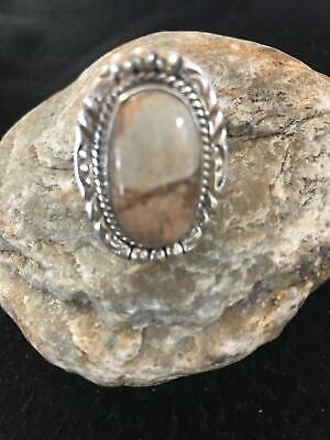 Women's Navajo Wild Horse Turquoise Ring | Sterling Silver | Sz 6 | Authentic Native American Handmade | 17153