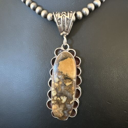 Navajo Wild Horse Necklace Pendant | Sterling Silver | Authentic Native American Handmade | 16989