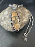Navajo Wild Horse Necklace Pendant | Sterling Silver | Authentic Native American Handmade | 16987