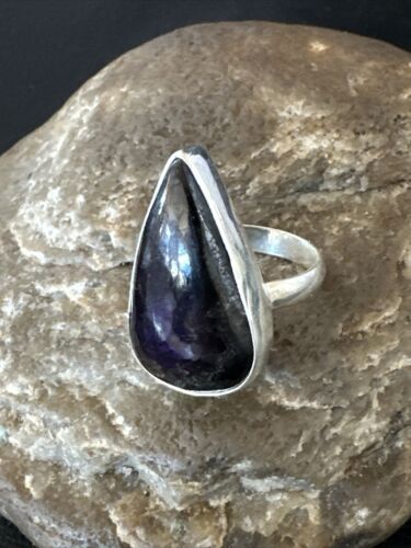 Southwestern Women's Sterling Silver Purple Sugilite Ring | Sz 8 | 17238