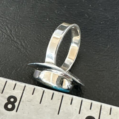 Sterling Silver Blue Kingman Turquoise Ring | Sz 7 | 17593