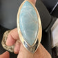 Navajo Blue Larimar Ring | Sterling Silver | Sz 10 | Authentic Native American Handmade | 16009