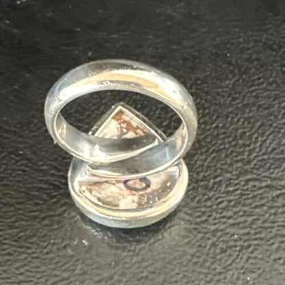 Men's and Women's Wild Horse Turquoise Navajo Ring | Sterling Silver | Sz 6.5 | 17282