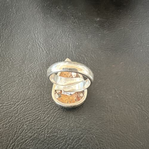 Men's & Women's Wild Horse Turquoise Ring | Navajo Sterling Silver | Sz 7 | Authentic Native American Handmade | 17364