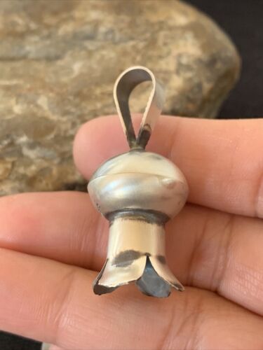 Navajo Naja Pendant | Sterling Silver | Handmade Pearls | 1.25" | Authentic Native American | 1258