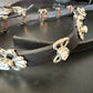 White Buffalo Turquoise Concha Belt | Navajo Sterling Silver | 50" Buckles | Authentic Native American Handmade | 15816