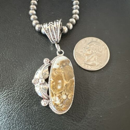 Navajo Wild Horse Necklace Pendant | Sterling Silver | Authentic Native American Handmade | 16984