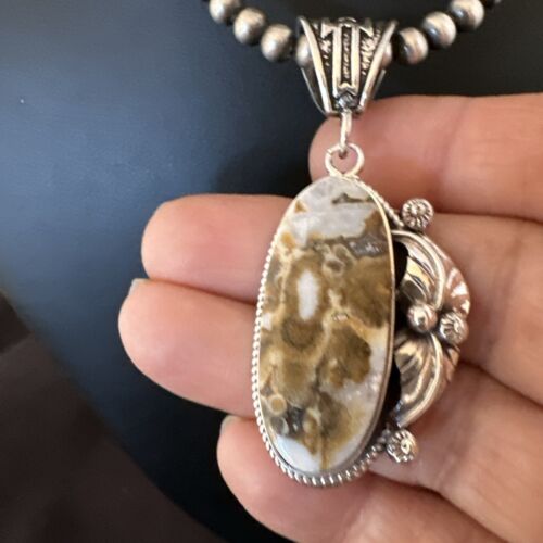 Navajo Wild Horse Necklace Pendant | Sterling Silver | Authentic Native American Handmade | 16990