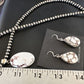 Navajo Wild Horse Necklace Pendant and Earrings Set | Sterling Silver | Authentic Native American Handmade | 15739