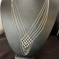 Heishi Liquid Sterling Silver 5-Strand Necklace | 20" | 15888