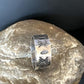 Men's Wide Band Thumb Ring | Navajo Stamped Sterling Silver | Sz 14 | Authentic Native American Handmade | 15127