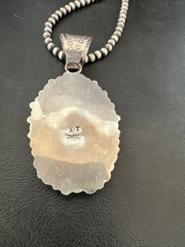 Navajo Purple Charoite Turquoise Pendant Necklace | Sterling Silver | Multi-Stone | 17145