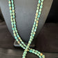 Royston Green Turquoise | Navajo Sterling Silver | Shell Heishi Necklace 32" | 16071