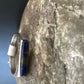 Navajo Navy Blue Lapis Inlay Ring | Sterling Silver | Sz 7 | Authentic Native American Handmade | 11290