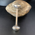 Navajo Baby Rattle | Handmade Sterling Silver Stamped | Native American | 3" | 16961