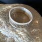 Navajo Men's Wedding Band | Stamped 14K Gold Sterling Silver Ring | Sz 9.5 | Authentic Native American Handmade | 15461