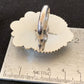 Native American Men's Navajo White Buffalo Turquoise Ring | Sterling Silver | Sz 10 | 233