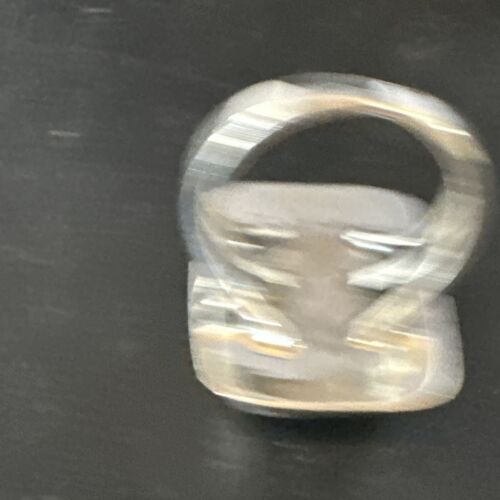 Southwestern Navajo White Buffalo Turquoise Ring | Sterling Silver | Sz 9 | 15001