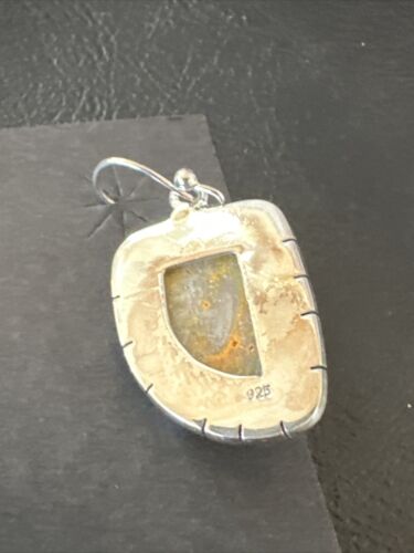 Navajo Bumblebee Jasper Earrings | Sterling Silver | Authentic Native American Handmade | 15825