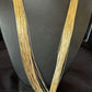 Gold Filled Heishi Tubes Necklace | 50 Strand | Liquid Sterling Silver | 30" | 17393